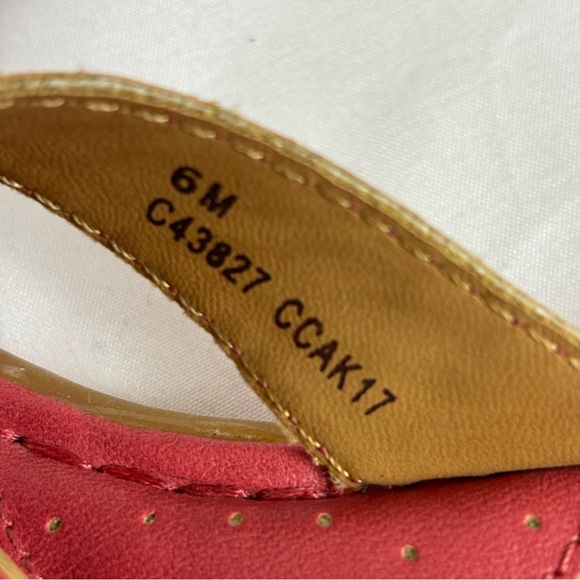 Born of Concept Sandals Low Heel Thong Flip Flop Slides Flower Pink Size 6 - Picture 10 of 12